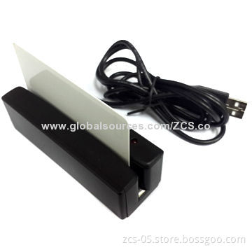 USB/RS232/Wiegand Magnetic Card Reader, Used in Access Control Systems, Free DLL and Software
